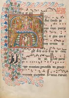 An illustration from Gradual from St. Katharinental (Thurgau) (1312)