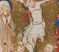 Picture 1 of 2 from Fragment with the Crucifixion from the Gradual of St. Katharinental (Thurgau) (1312), leaf 1