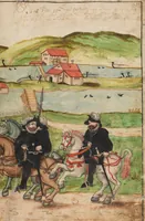 An illustration from The Housebook of the Lords of Hallwil (1550)