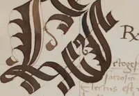 An illustration from Matriculation Register of the Rectorate of the University of Basel, Volume 1 (1460-1567) (1460)