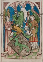 An illustration from Matriculation Register of the Rectorate of the University of Basel, Volume 1 (1460-1567) (1460)