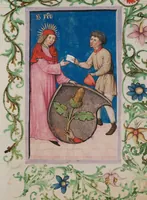 An illustration from Matriculation Register of the Rectorate of the University of Basel, Volume 1 (1460-1567) (1460)