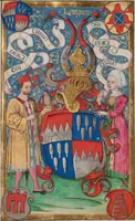 An illustration from Matriculation Register of the Rectorate of the University of Basel, Volume 1 (1460-1567) (1460)