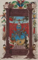 An illustration from Matriculation Register of the Rectorate of the University of Basel, Volume 1 (1460-1567) (1460)