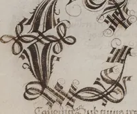 An illustration from Matriculation Register of the Rectorate of the University of Basel, Volume 1 (1460-1567) (1460)