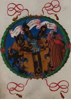 An illustration from Matriculation Register of the Rectorate of the University of Basel, Volume 1 (1460-1567) (1460)