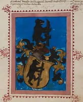 An illustration from Matriculation Register of the Rectorate of the University of Basel, Volume 1 (1460-1567) (1460)