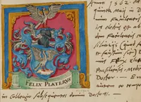 An illustration from Matricula facultatis medicae I, 1559-1800 (1559)