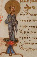 An illustration from Praxapostolos (1150)