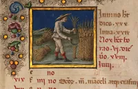 An illustration from Book of Hours (1450)