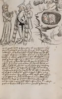 An illustration from Nycolaus de Lyra, Postilla super Leviticum, Numeros et Deuteronomium (1397)
