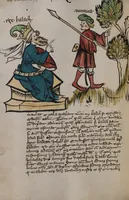 An illustration from Nycolaus de Lyra, Postilla super Leviticum, Numeros et Deuteronomium (1397)