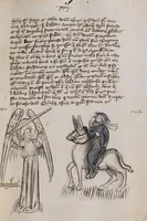 An illustration from Nycolaus de Lyra, Postilla super Leviticum, Numeros et Deuteronomium (1397)