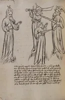 An illustration from Nycolaus de Lyra, Postilla super Leviticum, Numeros et Deuteronomium (1397)