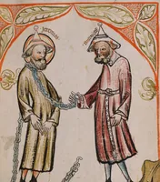 Picture 2 of 43 from Nycolaus de Lyra, Postilla super Ieremiam, Danielem, in Machabaeorum et Iudith (1393), leaf 77