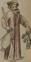 An illustration from Nycolaus de Lyra; Jacobus de Cessolis (1392)