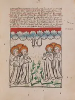 An illustration from Nycolaus de Lyra, Postilla super Actus apostolorum, super Apocalypsim et super septem epistolas canonicas (1405)