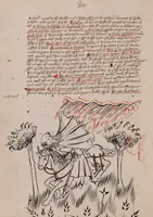 An illustration from Nycolaus de Lyra, Postilla super Actus apostolorum, super Apocalypsim et super septem epistolas canonicas (1405)