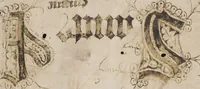 An illustration from Augustinus; Fulgentius; Hieronymus (1350)