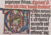 Picture 1 of 4 from Biblia Sacra, quarta pars (1443), leaf 23