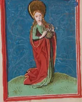 An illustration from Meditationes de sanctis mulieribus virginibusque (1478)