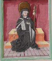 An illustration from Meditationes de sanctis mulieribus virginibusque (1478)