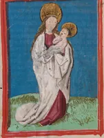 An illustration from Meditationes de sanctis mulieribus virginibusque (1478)