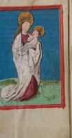 An illustration from Meditationes de sanctis mulieribus virginibusque (1478)