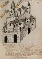 An illustration from Prophecies about the Papacy (1444)