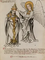 Picture 10 of 14 from Prophecies about the Papacy (1444), leaf 17