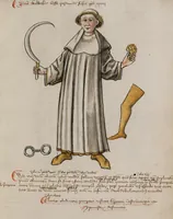 An illustration from Prophecies about the Papacy (1444)