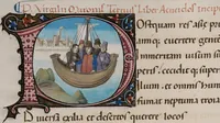 An illustration from Composite manuscript (Virgil) (1450)