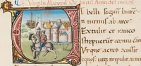 Picture 14 of 20 from Composite manuscript (Virgil) (1450), leaf 421