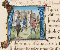 Picture 15 of 20 from Composite manuscript (Virgil) (1450), leaf 451