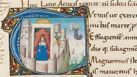 An illustration from Composite manuscript (Virgil) (1450)