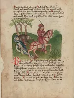 An illustration from Thüring von Ringoltingen, Story of the beautiful Melusine (1471)