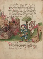 An illustration from Thüring von Ringoltingen, Story of the beautiful Melusine (1471)