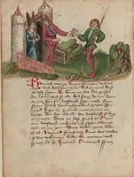 An illustration from Thüring von Ringoltingen, Story of the beautiful Melusine (1471)