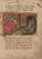 An illustration from Thüring von Ringoltingen, Story of the beautiful Melusine (1471)