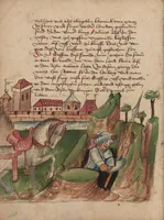 An illustration from Thüring von Ringoltingen, Story of the beautiful Melusine (1471)