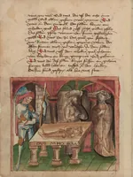 An illustration from Thüring von Ringoltingen, Story of the beautiful Melusine (1471)