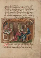 An illustration from Thüring von Ringoltingen, Story of the beautiful Melusine (1471)