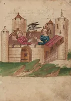 Picture 37 of 38 from Thüring von Ringoltingen, Story of the beautiful Melusine (1471), leaf 165
