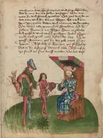 An illustration from Thüring von Ringoltingen, Story of the beautiful Melusine (1471)