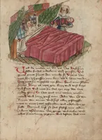 An illustration from Thüring von Ringoltingen, Story of the beautiful Melusine (1471)