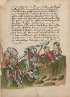 An illustration from Thüring von Ringoltingen, Story of the beautiful Melusine (1471)