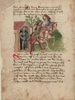 An illustration from Thüring von Ringoltingen, Story of the beautiful Melusine (1471)