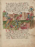 An illustration from Thüring von Ringoltingen, Story of the beautiful Melusine (1471)