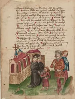 An illustration from Thüring von Ringoltingen, Story of the beautiful Melusine (1471)