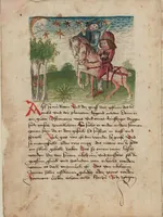 An illustration from Thüring von Ringoltingen, Story of the beautiful Melusine (1471)